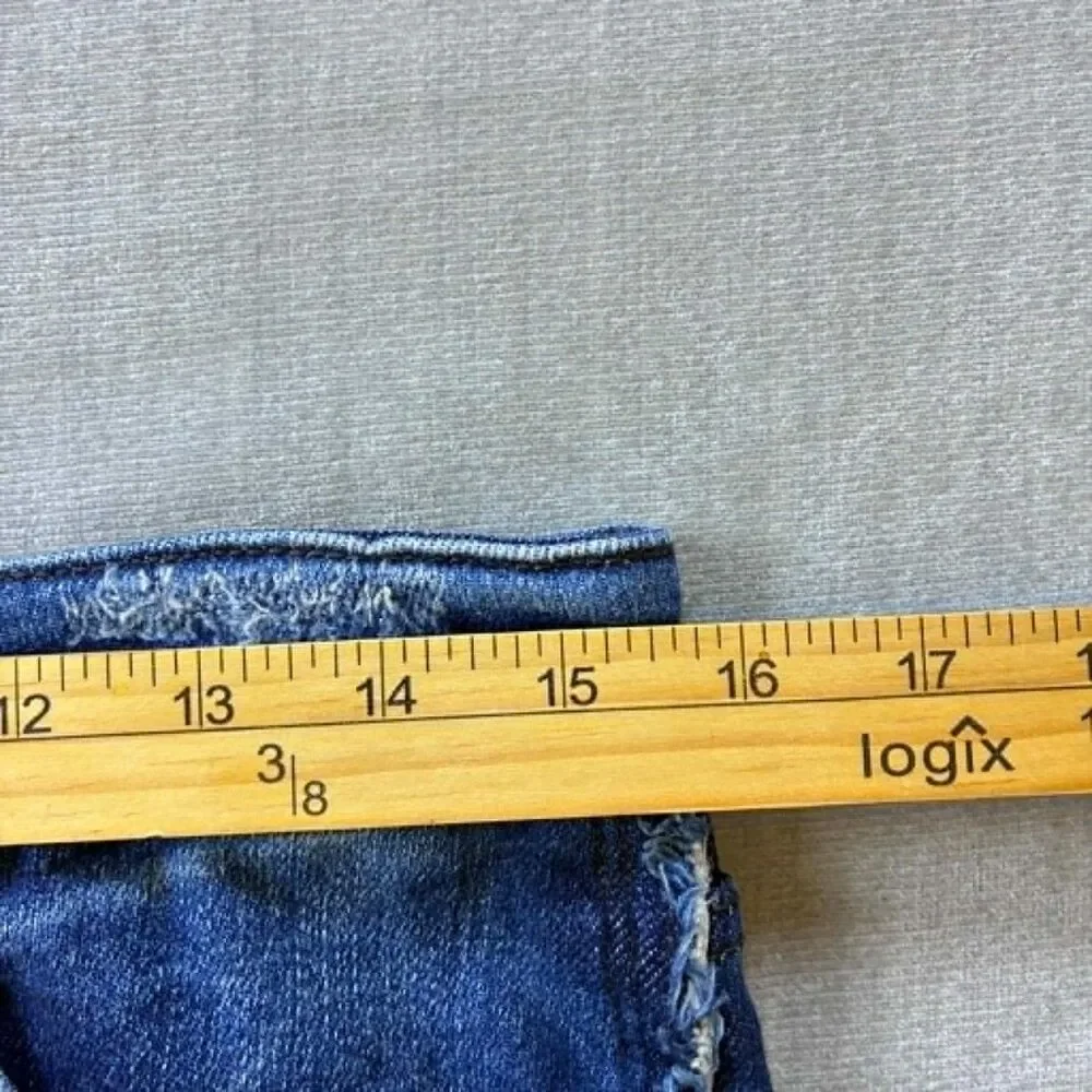 KanCan Womens Skinny Jeans Size 9 28 Medium Wash Distressed Raw Hem KC9341D